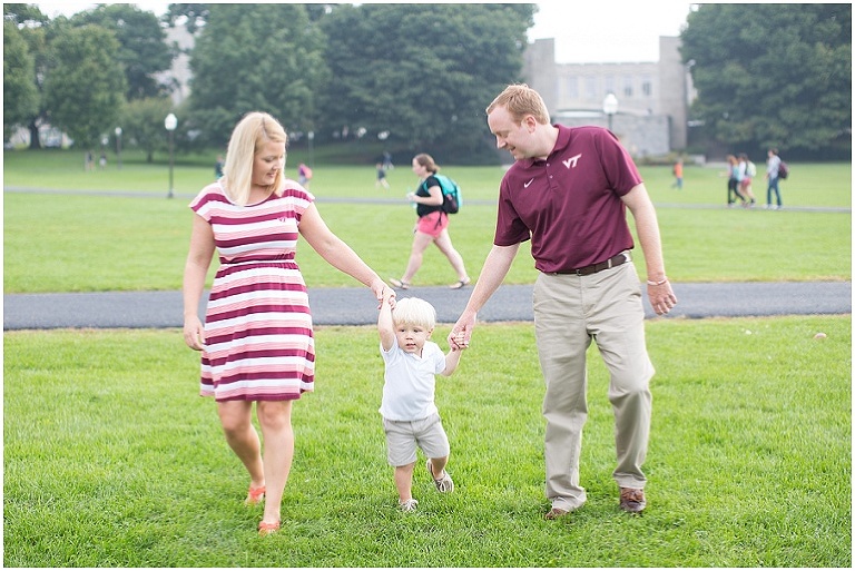 Frohn Family Virginia Tech Family Photographer » Laura's Focus