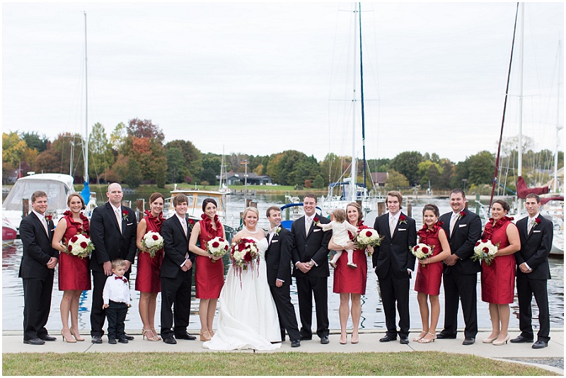 miles river yacht club wedding