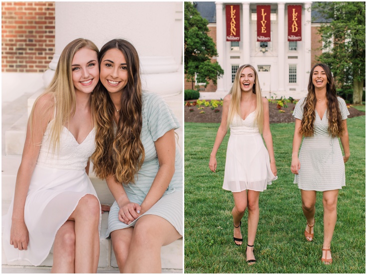 Salisbury University Graduation Photography Bailey & Cassidy Laura